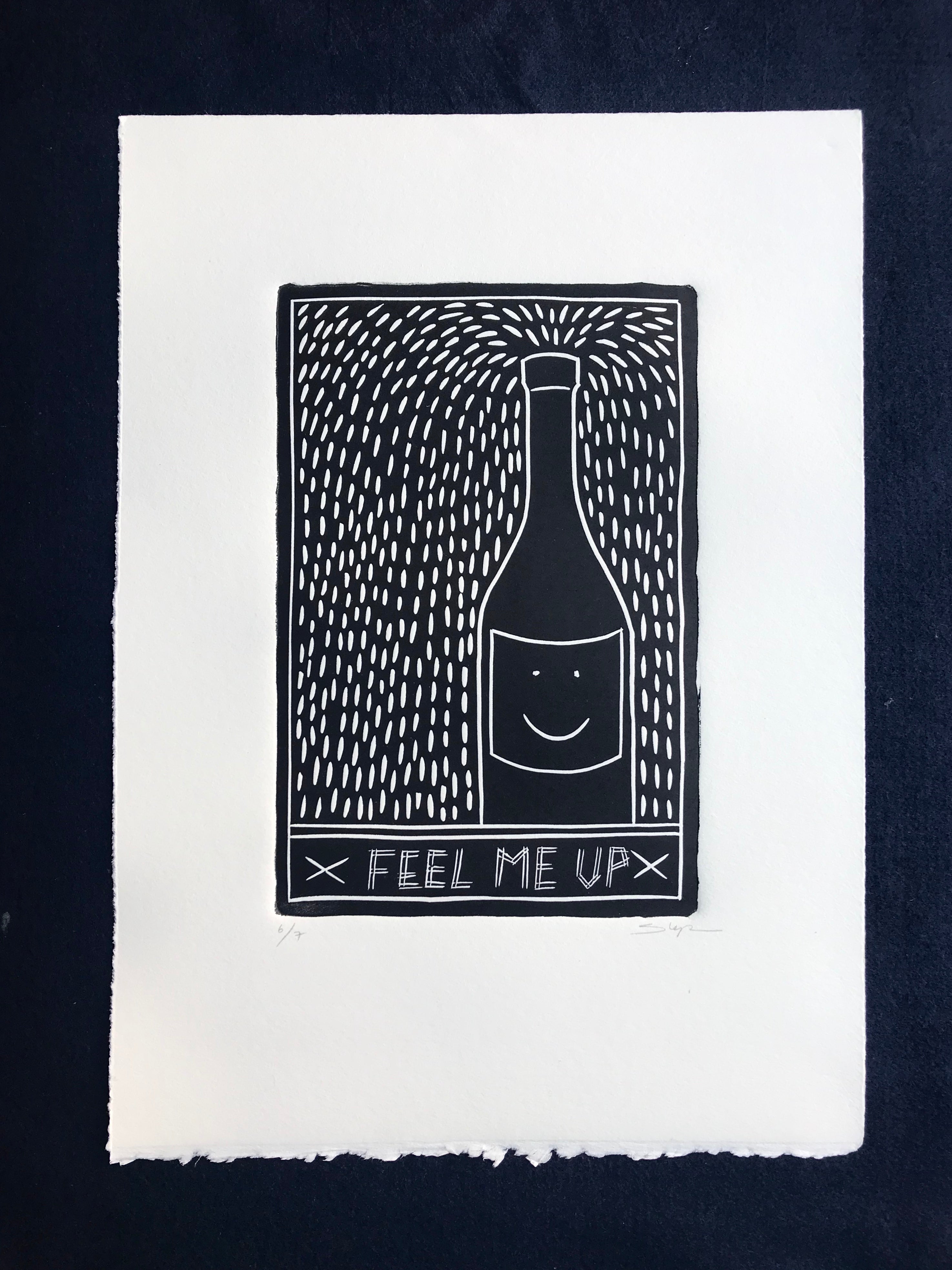 LINOCUT — FEEL ME UP